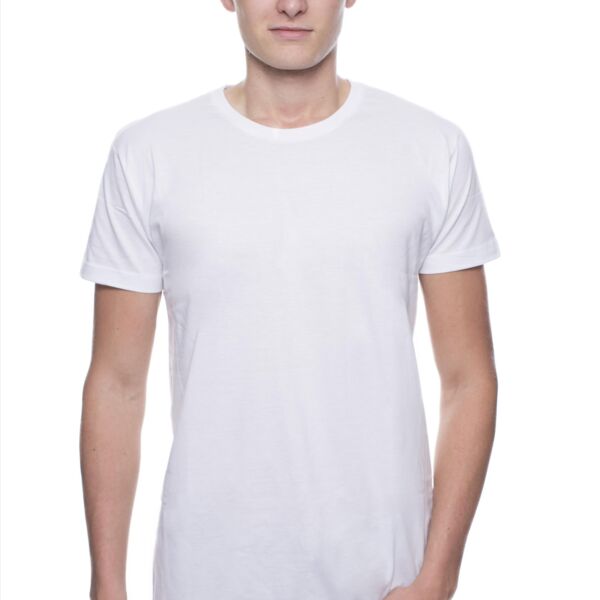 Basic Long Fit T-shirt - lange t-shirts voor mannen Thumbnail